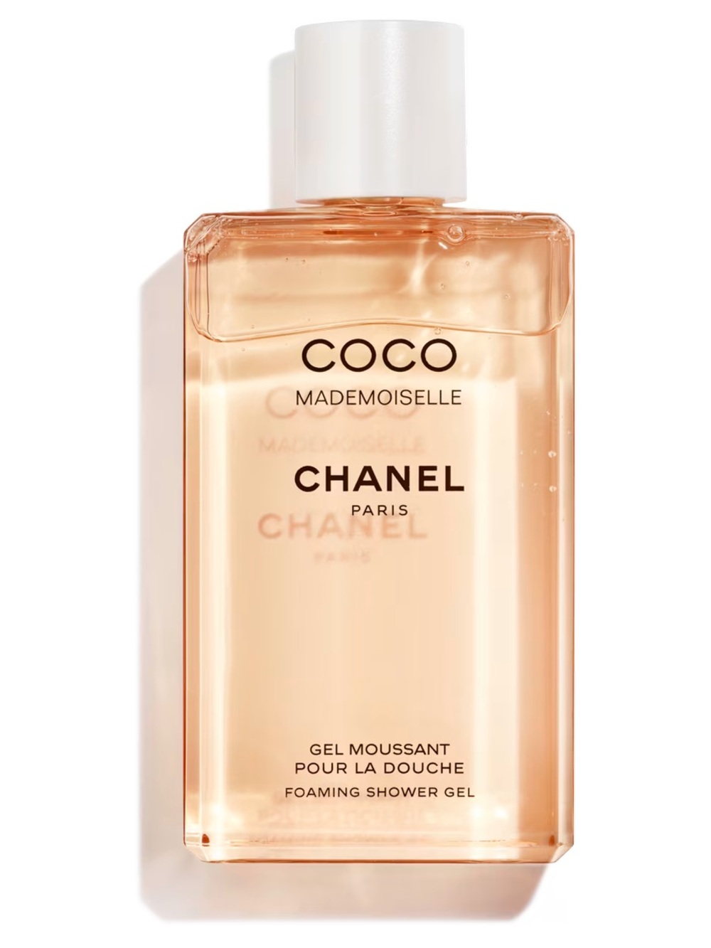 CHANEL Coco Mademoiselle Foaming Shower Gel - White with Gold Trim